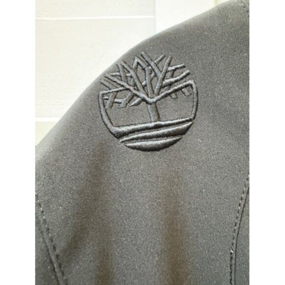 Timberland Mens Black Softshell Jacket M Full-Zip Stretch Polyester Outdoor Wear - Picture 6 of 6